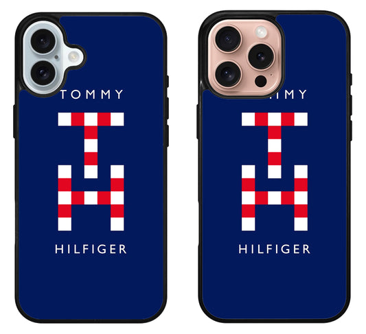 Tommy Hilfiger Blue iPhone 16 | 16 Plus | 16 Pro | 16 Pro Max Case