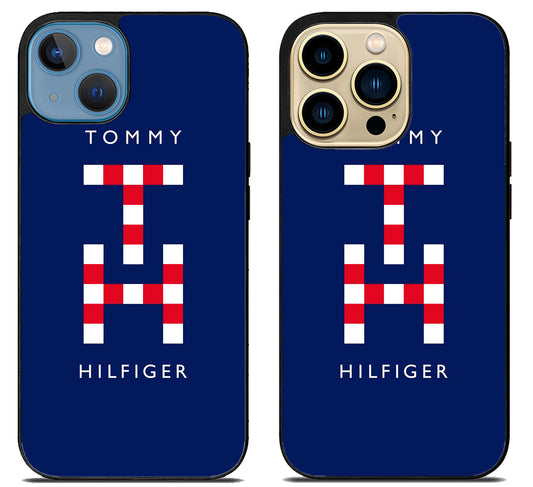 Tommy Hilfiger Blue iPhone 14 | 14 Plus | 14 Pro | 14 Pro Max Case