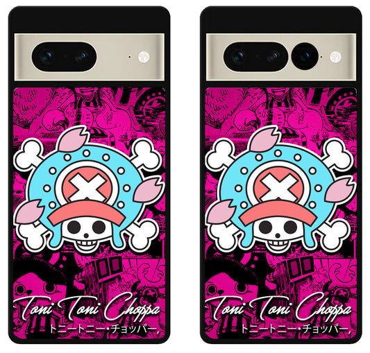 Tony Chopper One Piece Collage Google Pixel 7 | 7 Pro Case