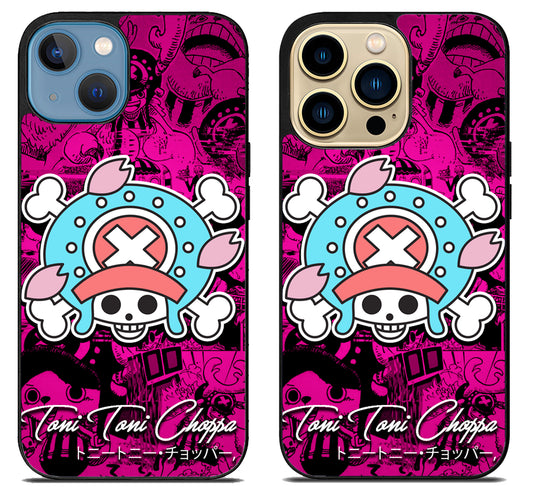 Tony Chopper One Piece Collage iPhone 14 | 14 Plus | 14 Pro | 14 Pro Max Case