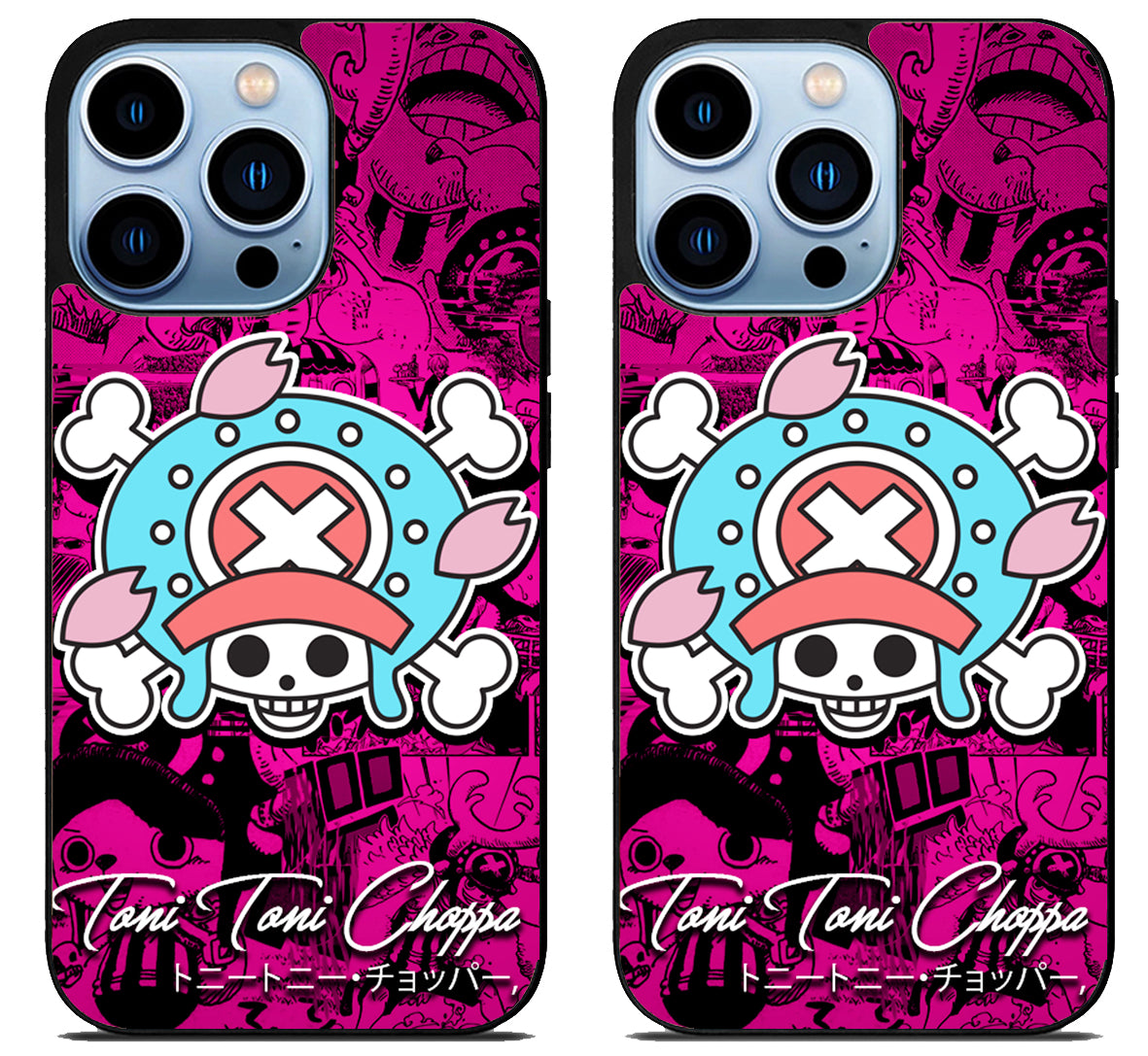 Tony Chopper One Piece Collage iPhone 15 Pro | iPhone 15 Pro Max Case