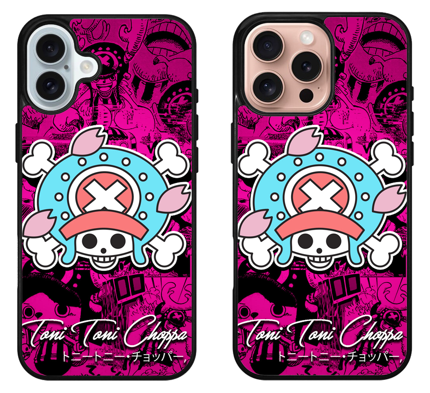 Tony Chopper One Piece Collage iPhone 16 | 16 Plus | 16 Pro | 16 Pro Max Case