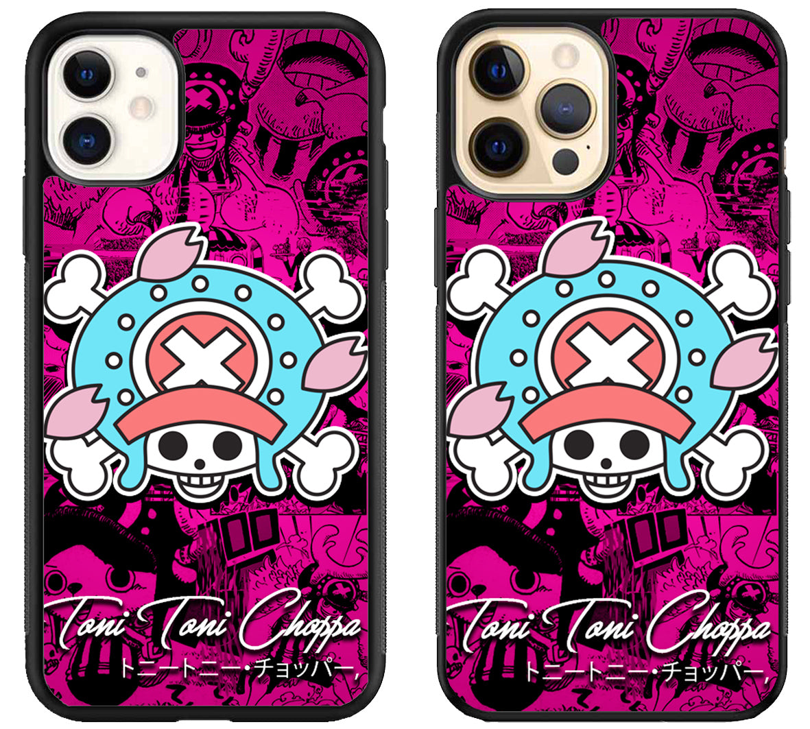 Tony Chopper One Piece Collage iPhone 12 | 12 Mini | 12 Pro | 12 Pro Max Case