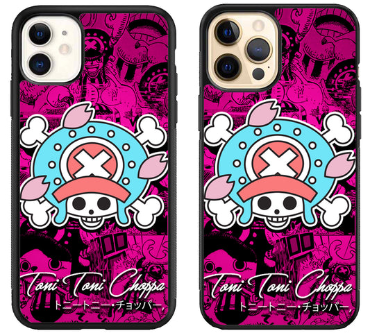 Tony Chopper One Piece Collage iPhone 12 | 12 Mini | 12 Pro | 12 Pro Max Case