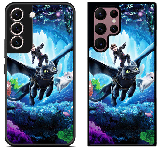 Toothless Dragon And Hiccup Samsung Galaxy S22 | S22+ | S22 Ultra Case