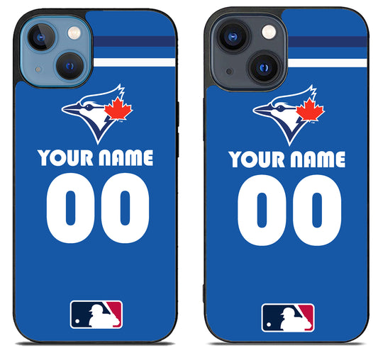 Custom Personalized Toronto Blue Jays MLB iPhone 15 | iPhone 15 Plus Case