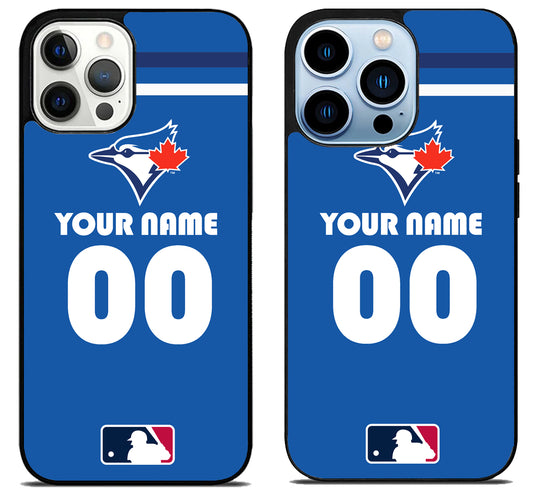 Custom Personalized Toronto Blue Jays  MLB iPhone 15 Pro | iPhone 15 Pro Max Case