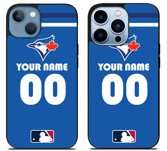 Custom Personalized Toronto Blue Jays MLB iPhone 13 | 13 Mini | 13 Pro | 13 Pro Max Case