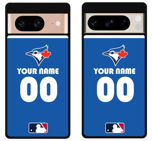 Custom Personalized Toronto Blue Jays MLB Google Pixel 8 | 8 Pro Case