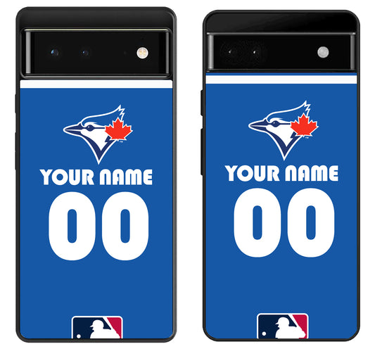 Custom Personalized Toronto Blue Jays MLB Google Pixel 6 | 6A | 6 Pro Case