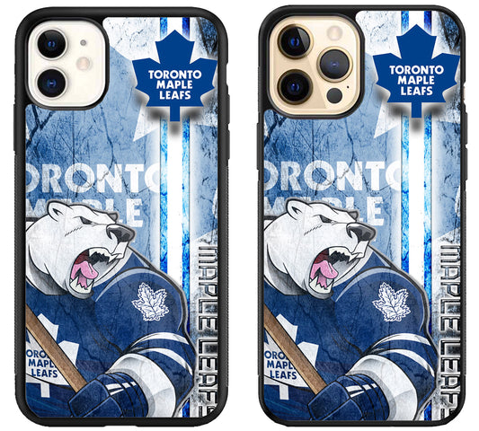 Toronto Maple Leafs Background iPhone 12 | 12 Mini | 12 Pro | 12 Pro Max Case