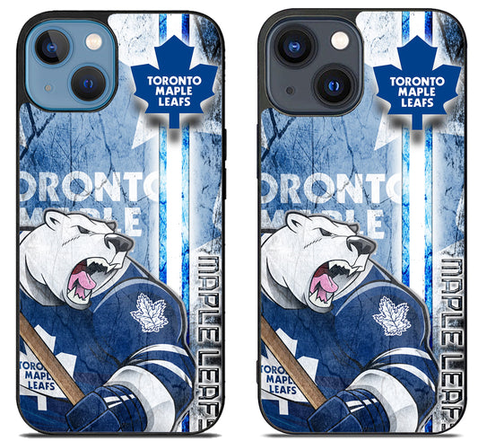 Toronto Maple Leafs Background iPhone 15 | iPhone 15 Plus Case