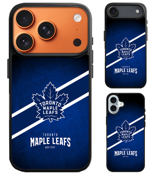 Toronto Maple Leafs Logo iPhone Air | iPhone 17 | 17 Pro | 17 Pro Max Case