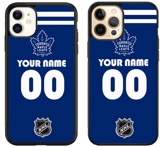 Custom Personalized Toronto Maple Leafs NHL iPhone 12 | 12 Mini | 12 Pro | 12 Pro Max Case