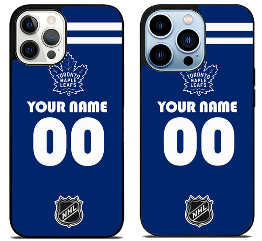 Custom Personalized Toronto Maple Leafs NHL iPhone 15 Pro | iPhone 15 Pro Max Case