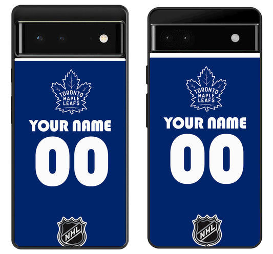 Custom Personalized Toronto Maple Leafs NHL Google Pixel 6 | 6A | 6 Pro Case