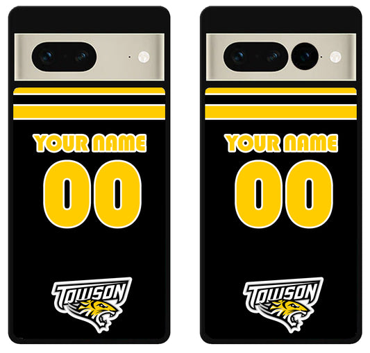 Custom Personalized Towson Tigers Google Pixel 7 | 7 Pro Case