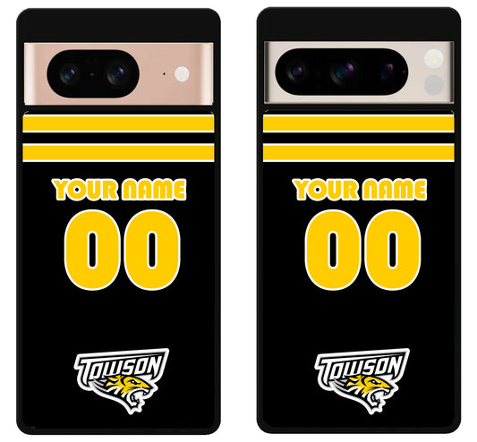 Custom Personalized Towson Tigers Google Pixel 8 | 8 Pro Case