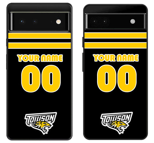 Custom Personalized Towson Tigers Google Pixel 6 | 6A | 6 Pro Case