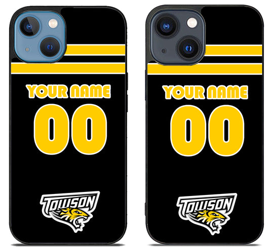 Custom Personalized Towson Tigers iPhone 15 | iPhone 15 Plus Case