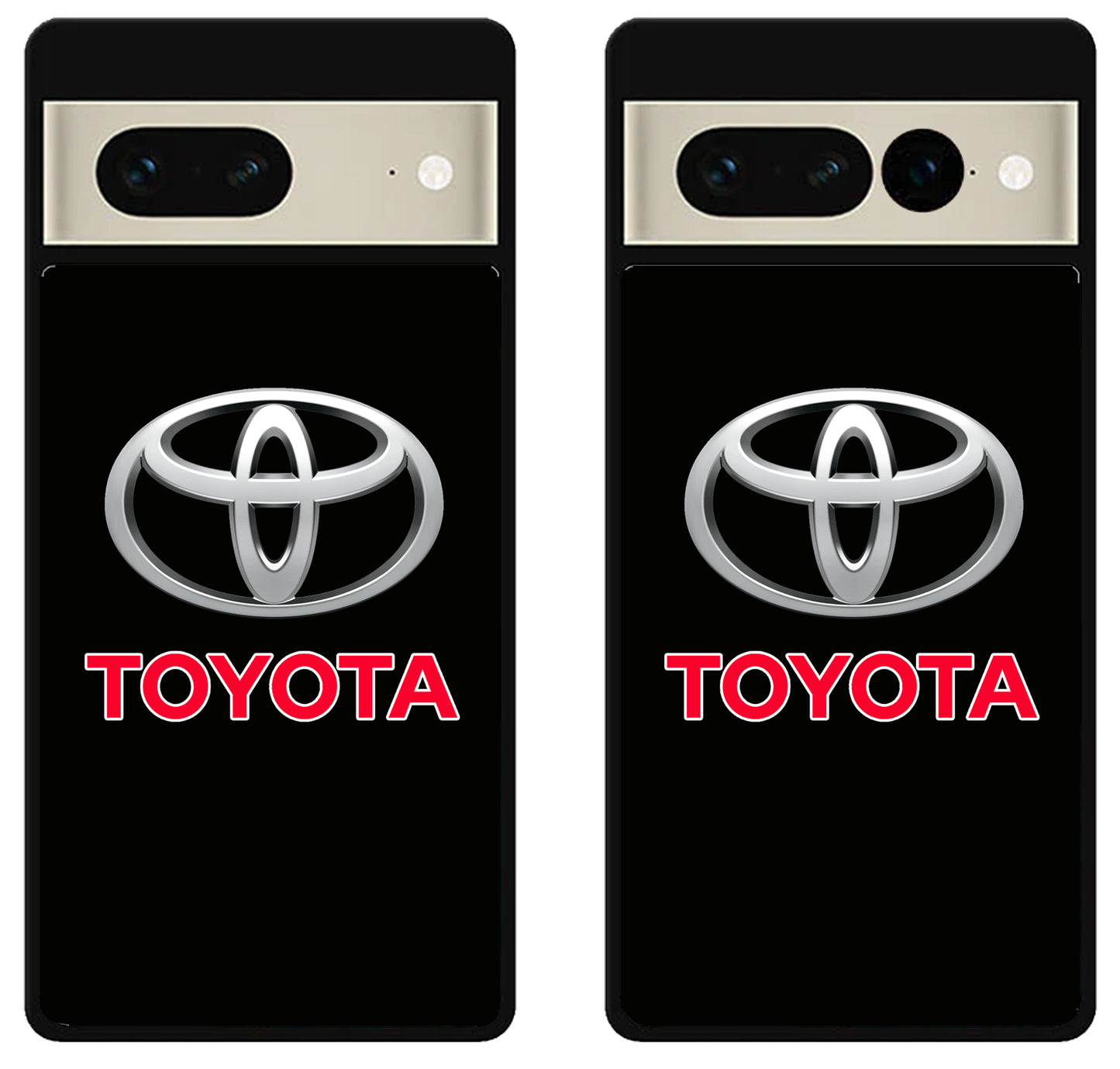 Toyota Logo Black Google Pixel 7 | 7 Pro Case