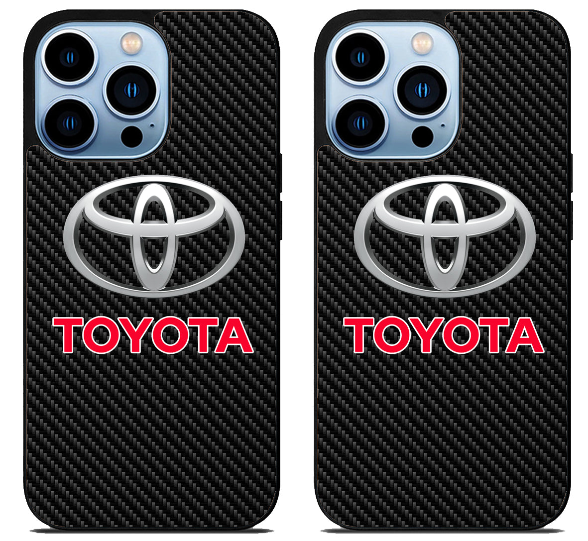 Toyota Logo Carbon iPhone 15 Pro | iPhone 15 Pro Max Case