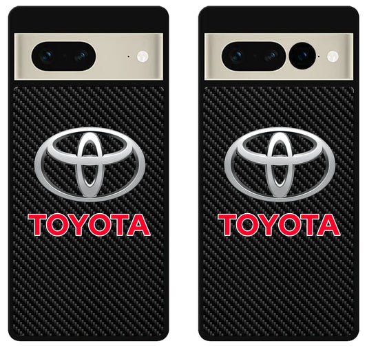 Toyota Logo Carbon Google Pixel 7 | 7 Pro Case