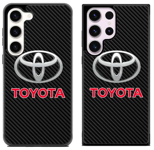 Toyota Logo Carbon Samsung Galaxy S23 | S23+ | S23 Ultra Case