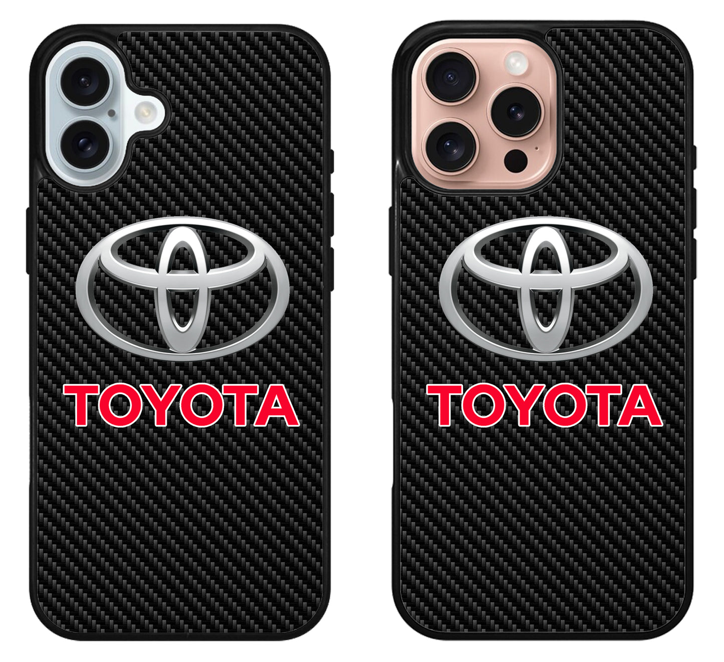 Toyota Logo Carbon iPhone 16 | 16 Plus | 16 Pro | 16 Pro Max Case