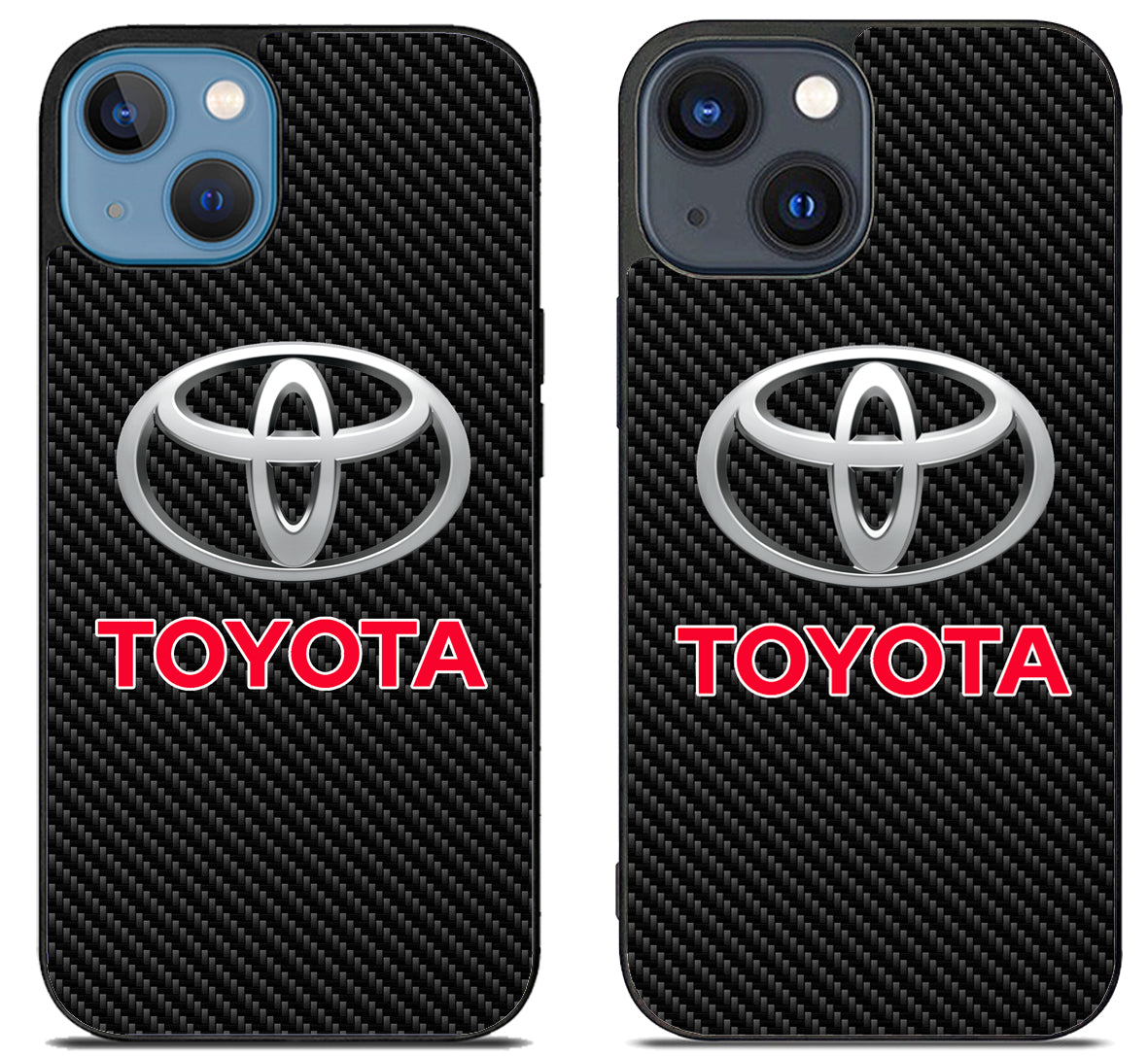 Toyota Logo Carbon iPhone 15 | iPhone 15 Plus Case