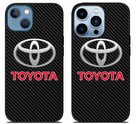 Toyota Logo Carbon iPhone 13 | 13 Mini | 13 Pro | 13 Pro Max Case