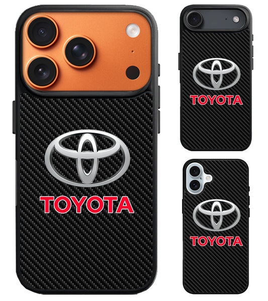Toyota Logo Carbon iPhone Air | iPhone 17 | 17 Pro | 17 Pro Max Case