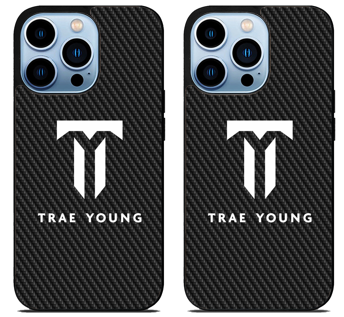 Trae Young Logo Carbon iPhone 15 Pro | iPhone 15 Pro Max Case