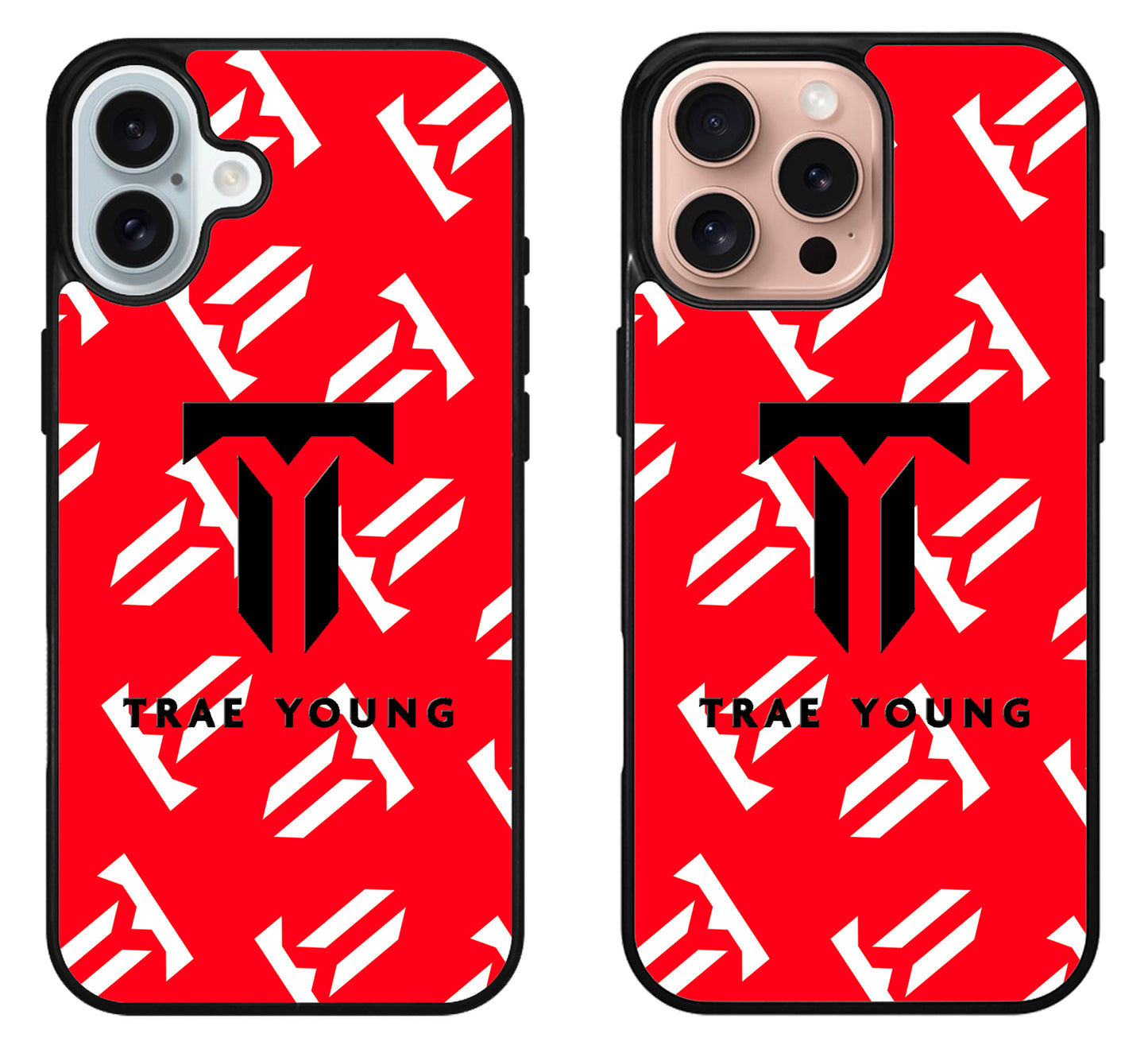 Trae Young Logo Collage iPhone 16 | 16 Plus | 16 Pro | 16 Pro Max Case