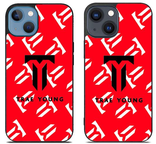 Trae Young Logo Collage iPhone 15 | iPhone 15 Plus Case