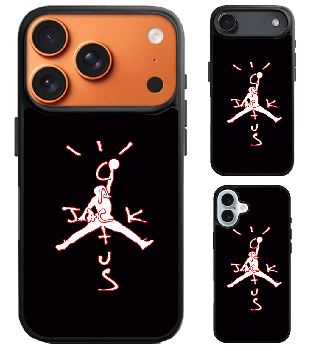 Travis Scott Jack Cactus X Jordan Black iPhone Air | iPhone 17 | 17 Pro | 17 Pro Max Case
