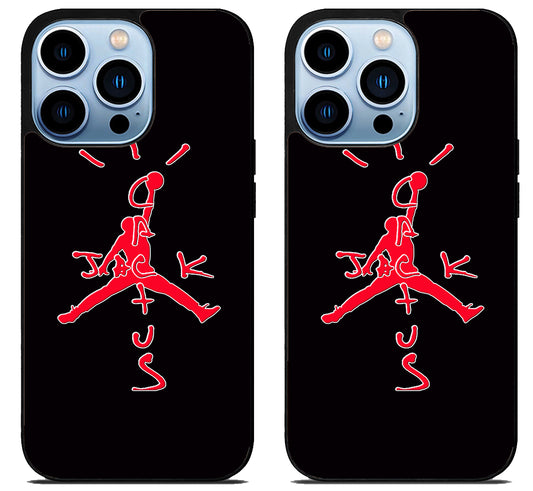 Travis Scott Jack Cactus X Jordan Red iPhone 15 Pro | iPhone 15 Pro Max Case