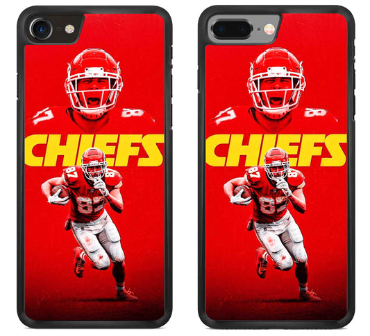 Travis kelce Kc Chiefs Background iPhone 8 | 8 Plus Case
