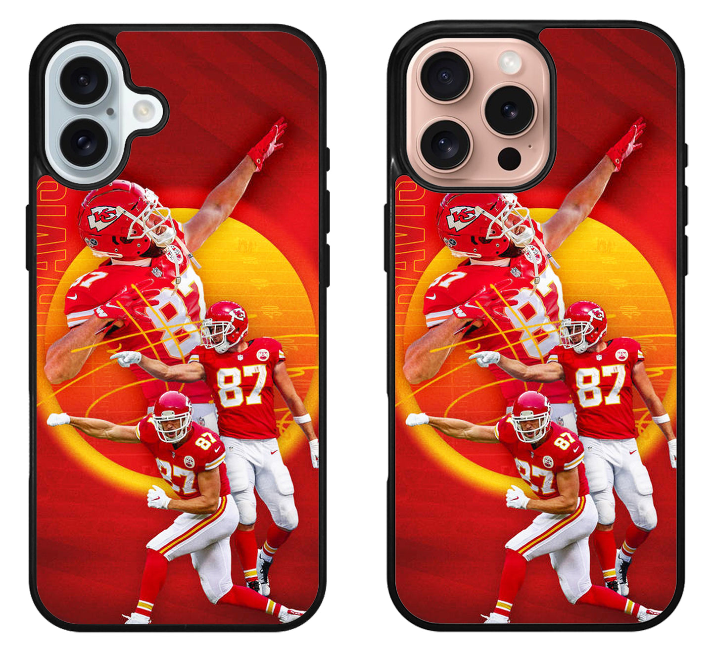 Travis kelce Kansas City Chiefs Wallpaper iPhone 16 | 16 Plus | 16 Pro | 16 Pro Max Case