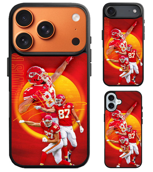 Travis kelce Kc Chiefs Wallpaper iPhone Air | iPhone 17 | 17 Pro | 17 Pro Max Case