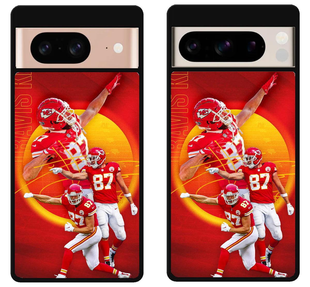 Travis kelce Kc Chiefs Wallpaper Google Pixel 8 | 8 Pro Case