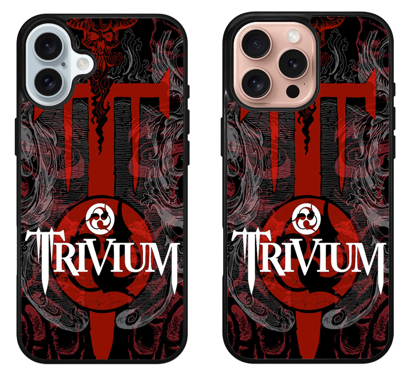 Trivium Logo Background iPhone 16 | 16 Plus | 16 Pro | 16 Pro Max Case