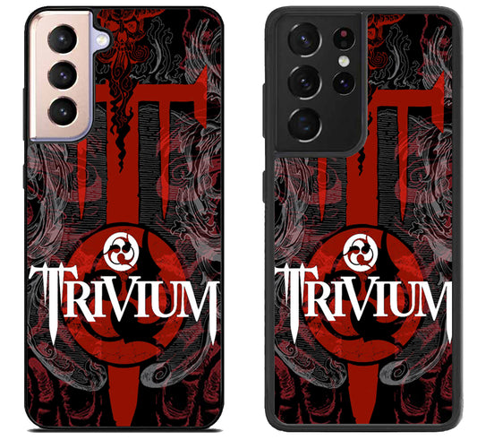 Trivium Logo Background Samsung Galaxy S21 | S21 FE | S21+ | S21 Ultra Case