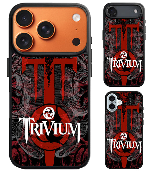 Trivium Logo Background iPhone Air | iPhone 17 | 17 Pro | 17 Pro Max Case
