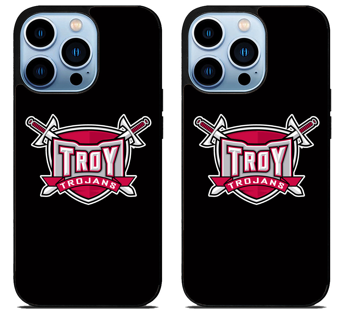 Troy Trojans Black iPhone 15 Pro | iPhone 15 Pro Max Case