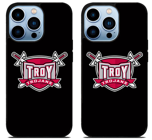 Troy Trojans Black iPhone 15 Pro | iPhone 15 Pro Max Case