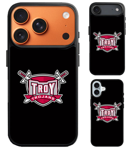 Troy Trojans Black iPhone Air | iPhone 17 | 17 Pro | 17 Pro Max Case