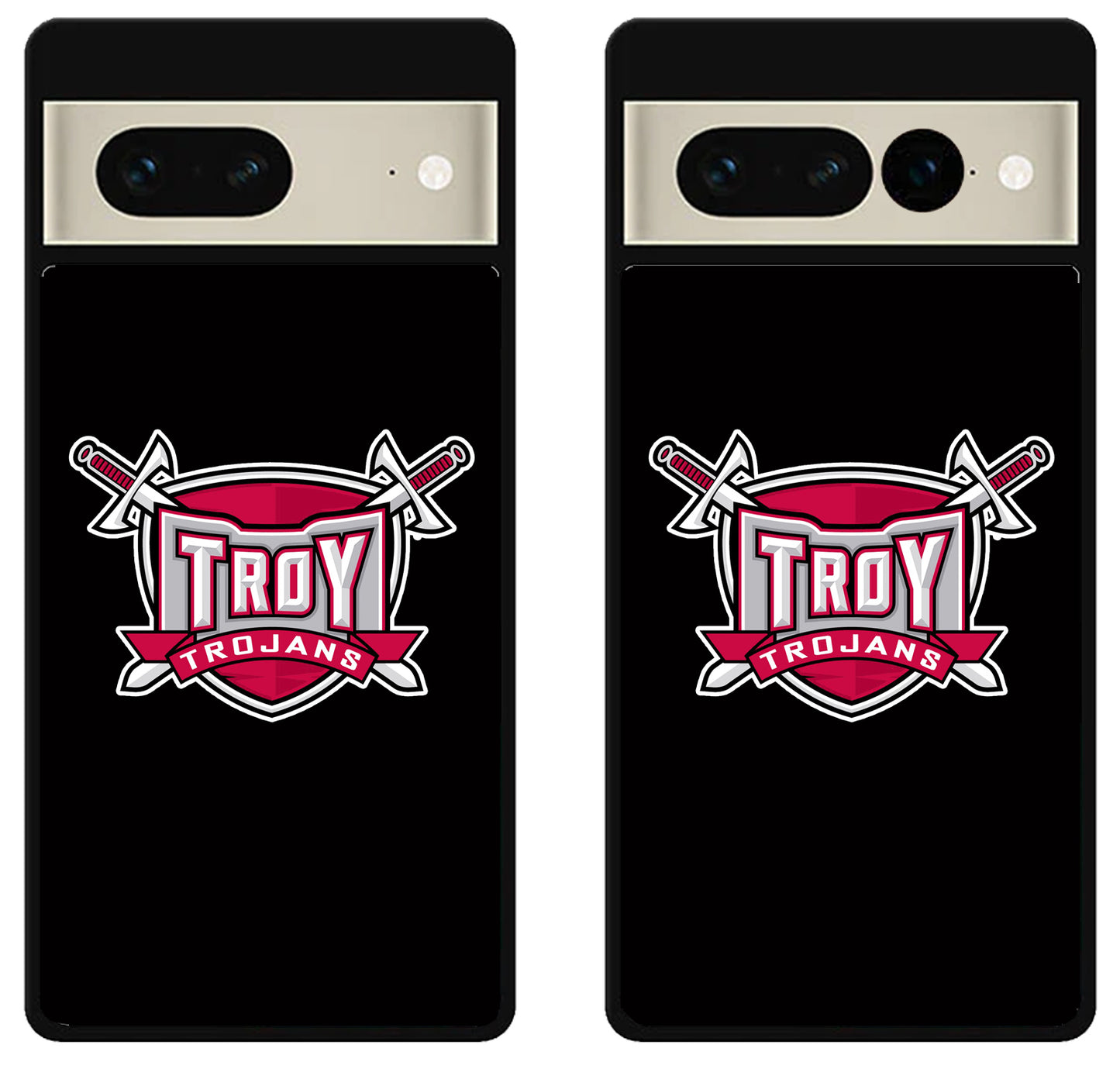 Troy Trojans Black Google Pixel 7 | 7 Pro Case