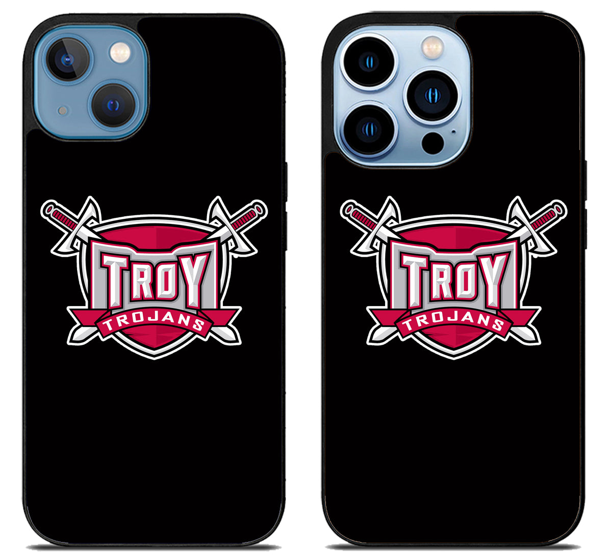 Troy Trojans Black iPhone 13 | 13 Mini | 13 Pro | 13 Pro Max Case