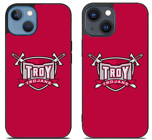 Troy Trojans Red iPhone 15 | iPhone 15 Plus Case